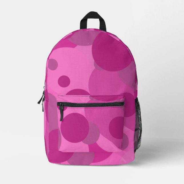 Mochila Impresa Pink dots backpack (Anverso)