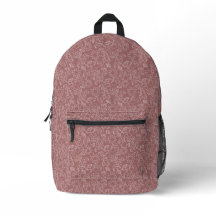 Pink Rose Blush Bloom Adventure Backpack