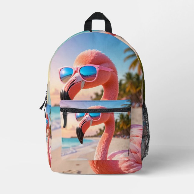 Mochila Impresa PINK THINKER Flamingo Pink (Anverso)