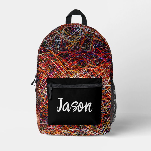Mochila Impresa Pintar bandeja personalizada (Anverso)