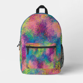 Mochila Impresa Pintar salpicadura.
