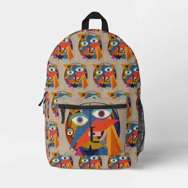 Mochila Impresa Pintura abstracta - Kandinsky (Anverso)