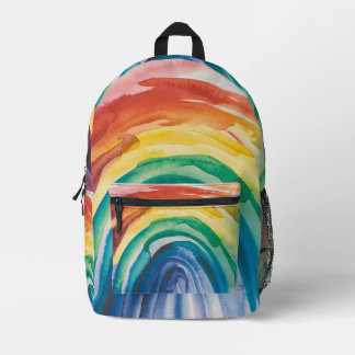 Mochila Impresa Pintura arcoiris