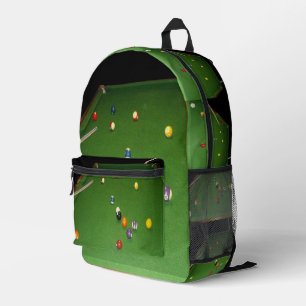 Mochila Impresa Pintura De Baloncesto Con Bolas Y Cubos,