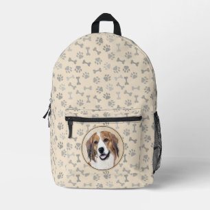 Mochila Impresa Pintura de Nederlandse Kooikerhondje - Arte de Per
