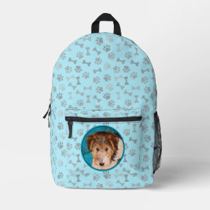 Mochila Impresa Pintura de pipa de Fox Terrier - Arte Perro Origin