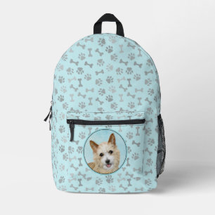 Mochila Impresa Pintura de Podengo Portugués Pequeño - Arte Origin