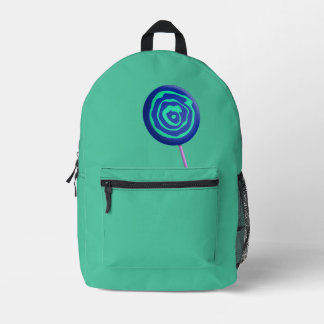 Mochila Impresa piruleta tridimensional retorcida