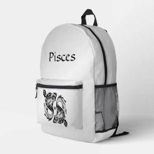 Mochila Impresa Piscis el símbolo y signo zodiacal de los Peces