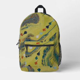 Mochila Impresa Pistas Lime