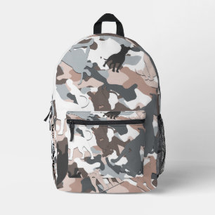 Mochila Impresa Pit Bull Camo