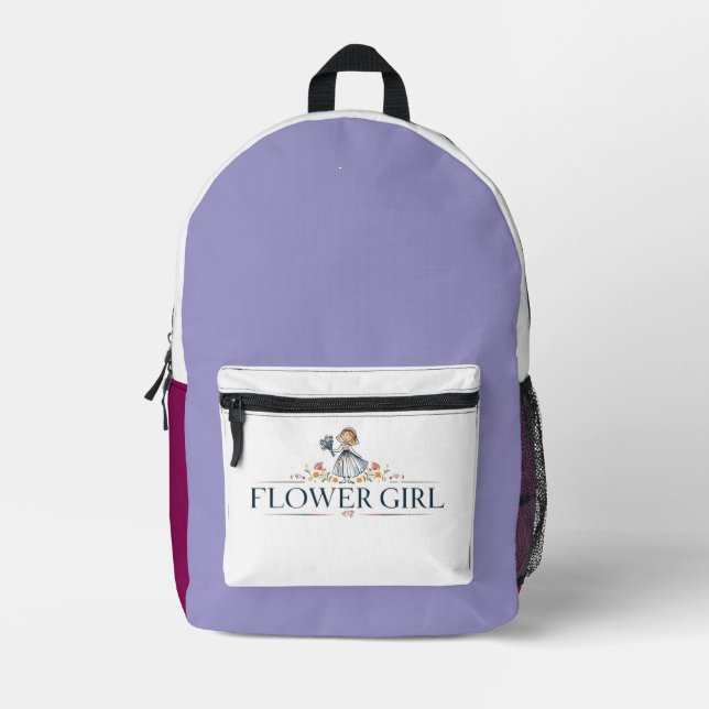 Mochila Impresa Pixie Flower Girl (Anverso)