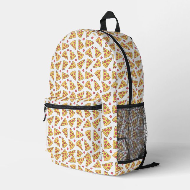 Mochila Impresa Pizzas (Esquina derecha trasera )