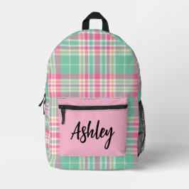 Mochila Impresa Placa multicoloreada personalizada