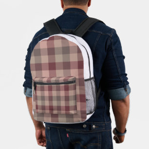 Mochila Impresa Plaid de blushwood