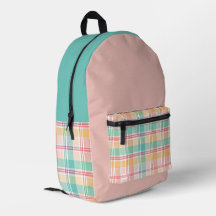 Plaid de cuadros multicolor
