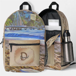 Mochila Impresa Playa de Los Muertos 786