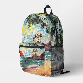 Mochila Impresa Playa Kailua de Hawái