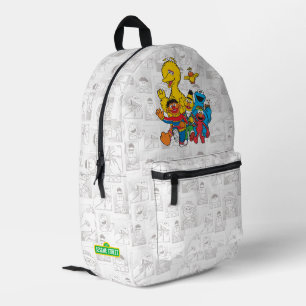 Mochila Impresa Plaza Sésamo 123