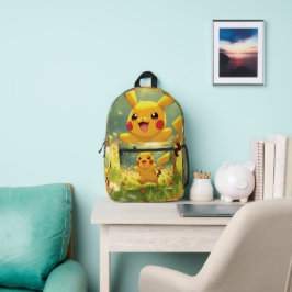 Mochila Impresa Pokémon und seine Treue Freunde