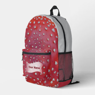 Mochila Impresa Polvo De Patrón De Amantis De Vuelo Colorido. Moch