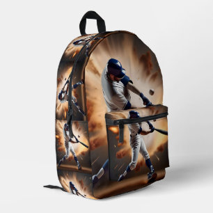 Mochila Impresa Polvo Y Gloria: El Béisbol, El Correr Hogar