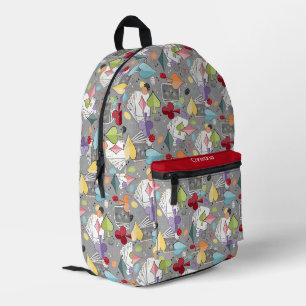 Mochila Impresa Póquer retro
