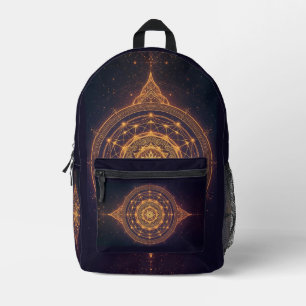 Mochila Impresa Portal de la Luz Infinita – Un Mandala Sagrado