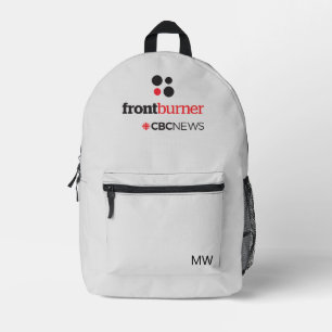 Mochila Impresa Poster del quemador delantero de CBC