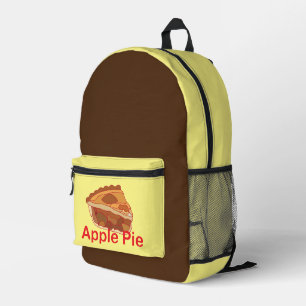 Mochila Impresa Postre de Tarta de Manzana 