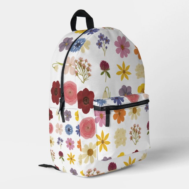 Mochila Impresa Potencia de flor (Esquina izquierda trasera)