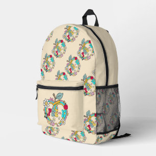 Mochila Impresa Pre K y Crema