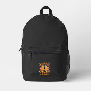 Mochila Impresa Presupuesto de Terror de Halloween