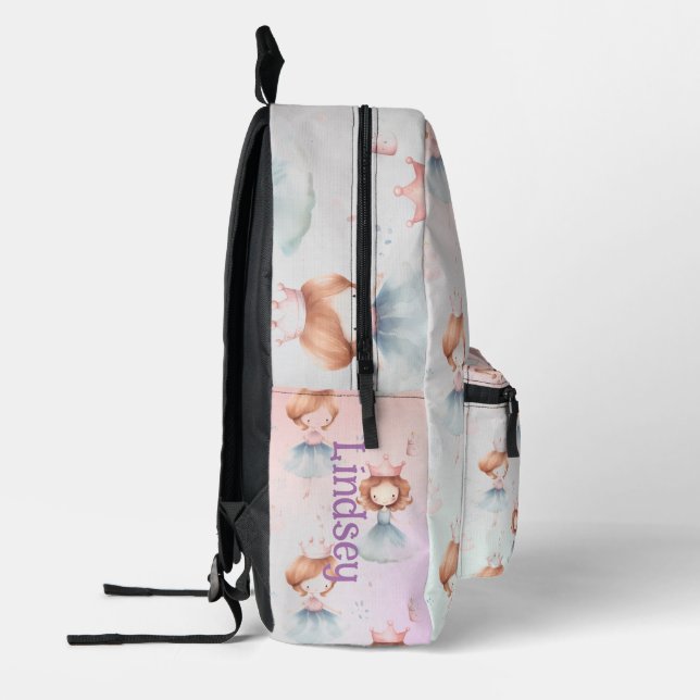 Mochila Impresa Princesa personalizada (Izquierda)