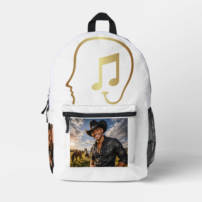 Mochila Impresa Print Cut Sew Backpack (Anverso)