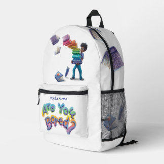 Mochila Impresa Print Cut Sew Backpack - Are You Bored?