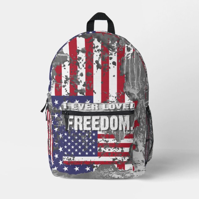 Mochila Impresa Print Cut Sew Bag – Freedom Job (Anverso)