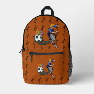 Mochila Impresa Printed Backpack ECC,mochila gol