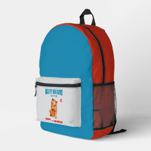 Mochila Impresa Probador de CA Humor de Gato