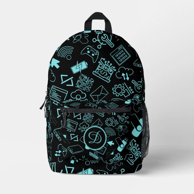 Mochila Impresa programador de ingeniería de computadoras tecnolog (Anverso)