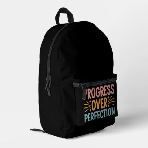 Mochila Impresa Progreso del Profesor sobre la Perfección Regreso 