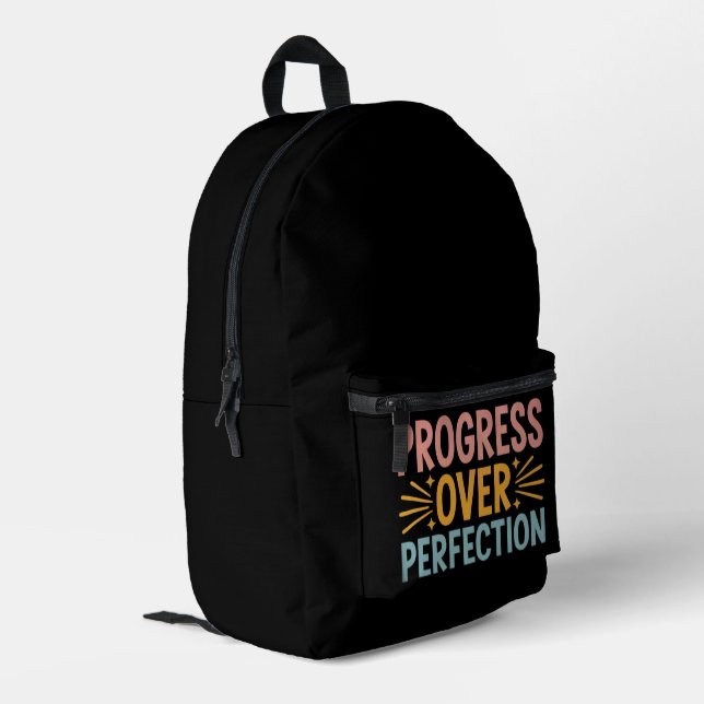 Mochila Impresa Progreso del Profesor Sobre la Perfección Regreso  (Esquina izquierda trasera)
