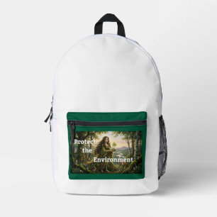 Mochila Impresa Proteger el medio ambiente 