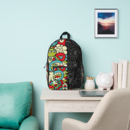 Mochila Impresa Psychedelic Patterns