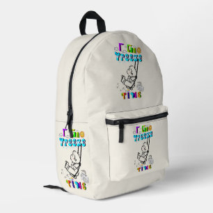 Mochila Impresa Puedo Congelar El Tiempo