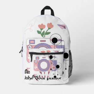Mochila Impresa ¿Puedo tomar tu foto?