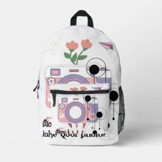 Mochila Impresa ¿Puedo tomar tu foto?
