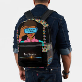 Mochila Impresa Puedo ver el futuro y su fantasía