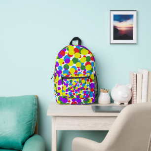 Mochila Impresa Puntos coloridos