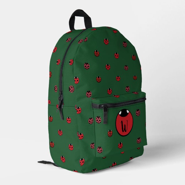 Mochila Impresa Puntos de Polka (Esquina izquierda trasera)